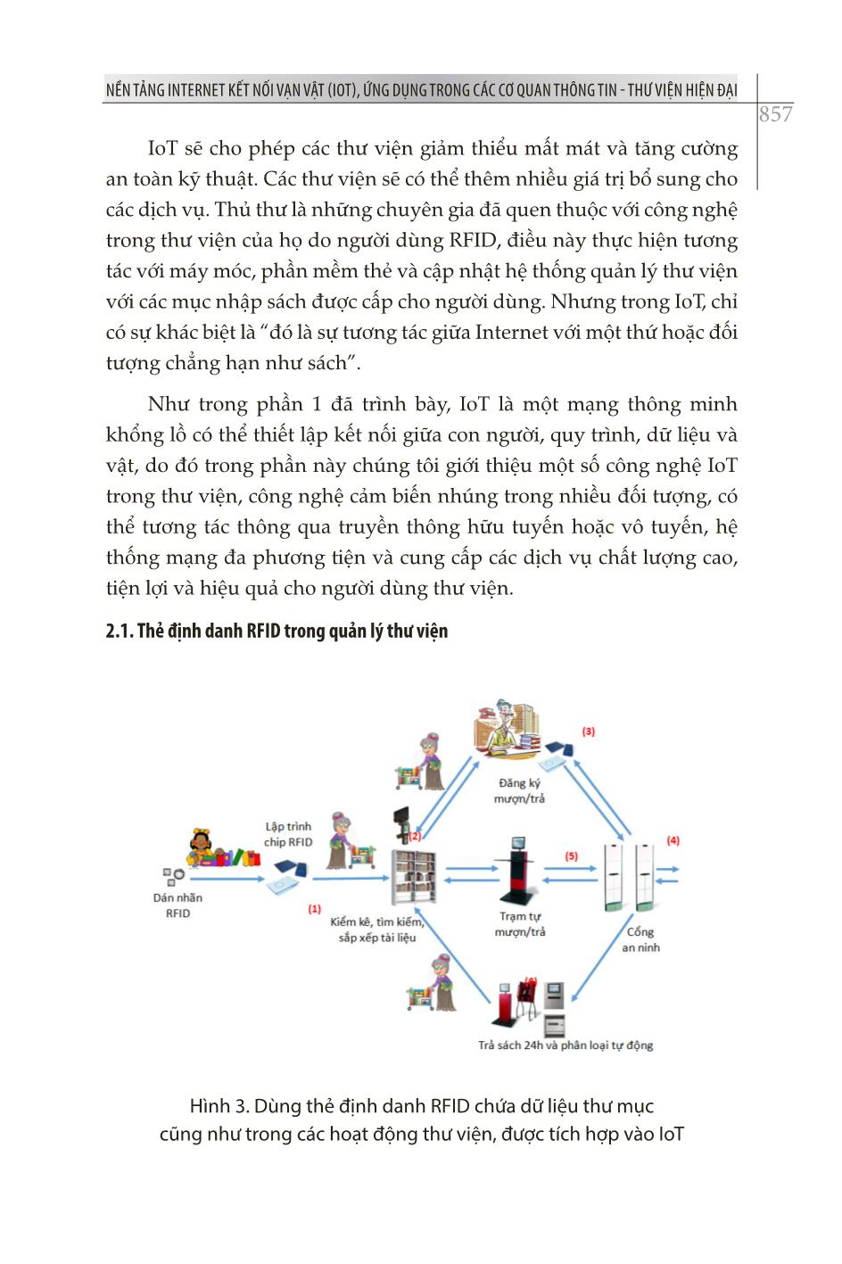 Nền tảng Internet kết nối vạn vật (IOT), ứng dụng trong các cơ quan thông tin - thư viện hiện đại trang 5