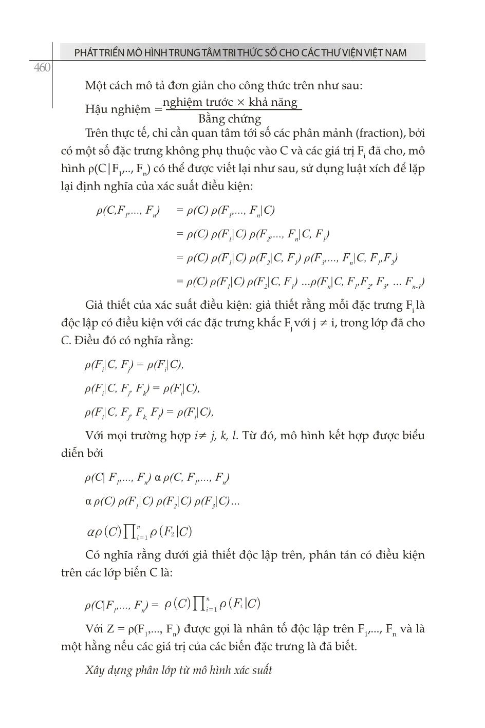 Nghiên cứu lý thuyết Naive Bayes và ứng dụng phân loại tài liệu tiếng Việt trong thư viện số trang 4