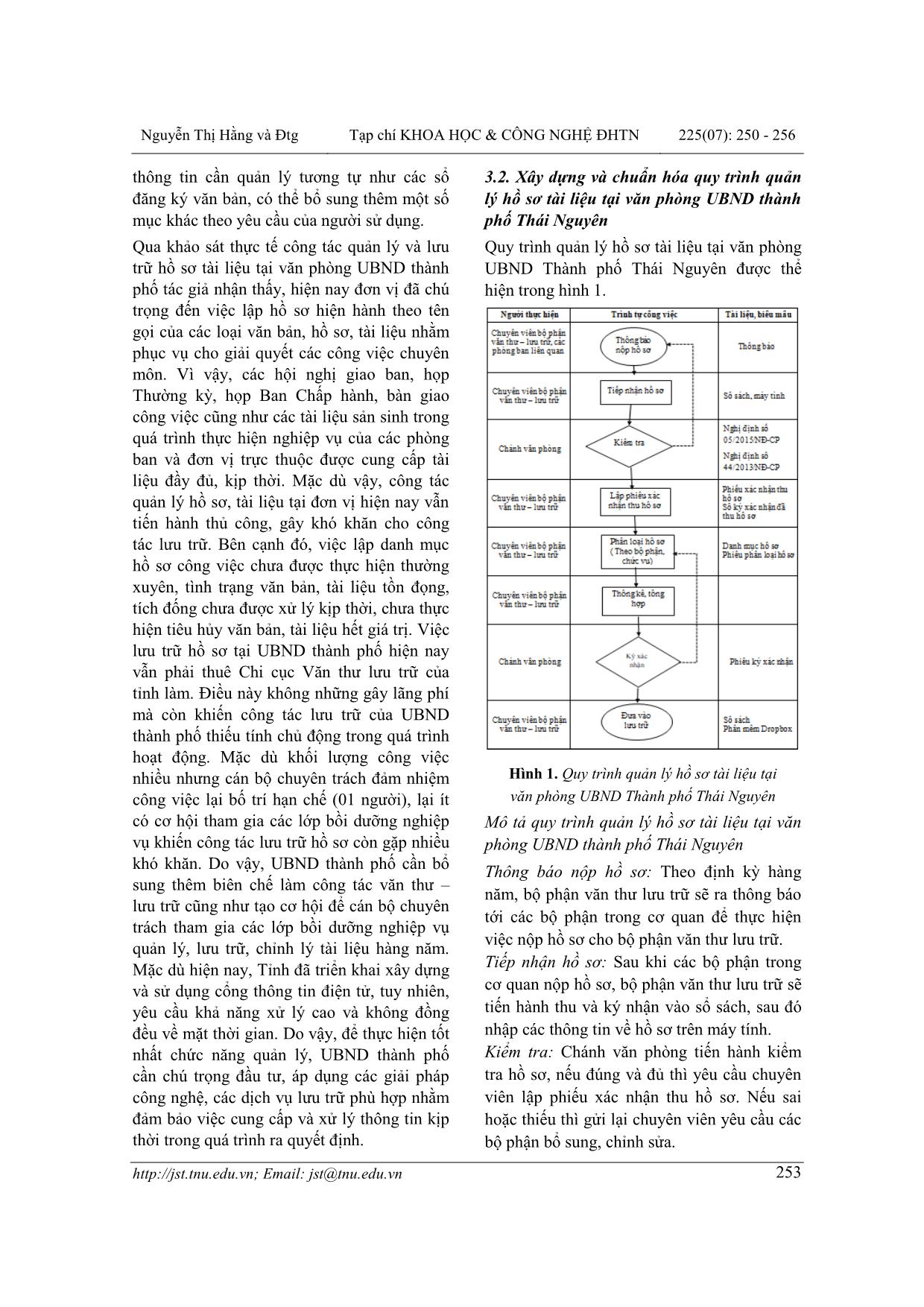 Nghiên cứu và đề xuất giải pháp quản lý hồ sơ tài liệu, ứng dụng tại văn phòng ủy ban nhân dân thành phố Thái Nguyên trang 4