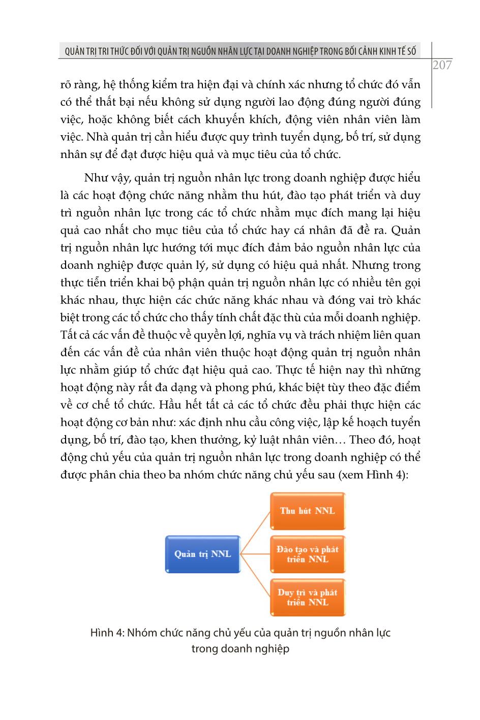 Quản trị tri thức đối với quản trị nguồn nhân lực tại doanh nghiệp trong bối cảnh kinh tế số trang 8