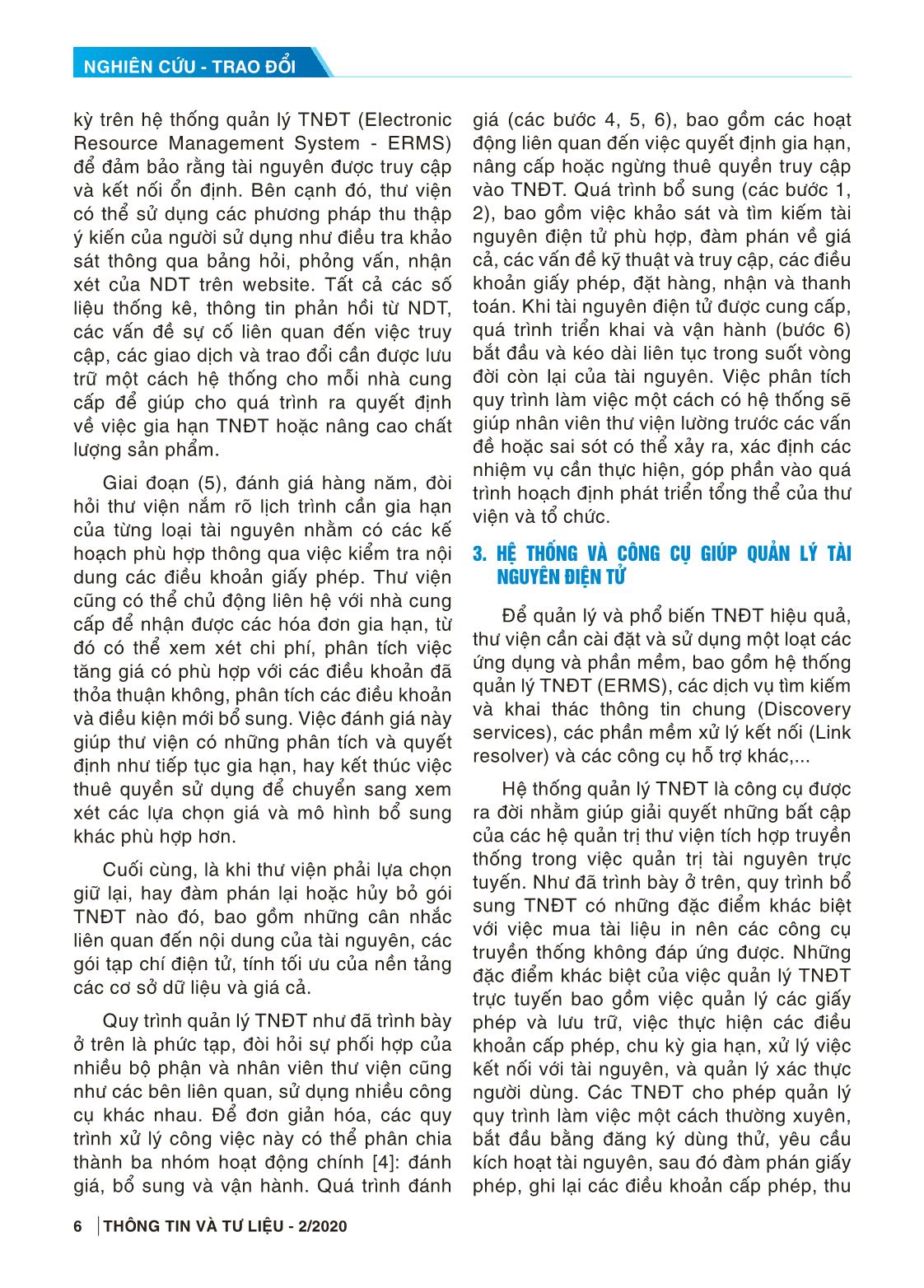 Tối đa hóa hiệu quả quản lý tài nguyên điện tử tại các thư viện: Một cách tiếp cận hệ thống trang 4