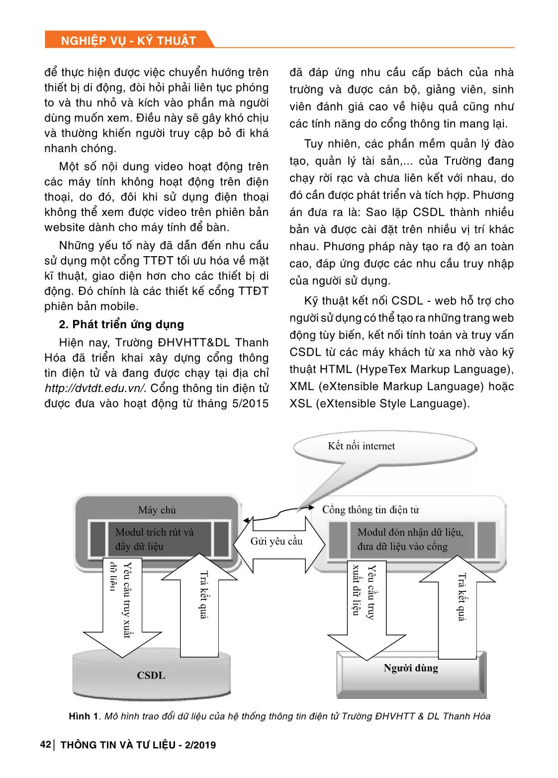 Xây dựng phiên bản Mobile cho cổng thông tin điện tử trường đại học văn hóa, thể thao và du lịch Thanh Hóa trang 2