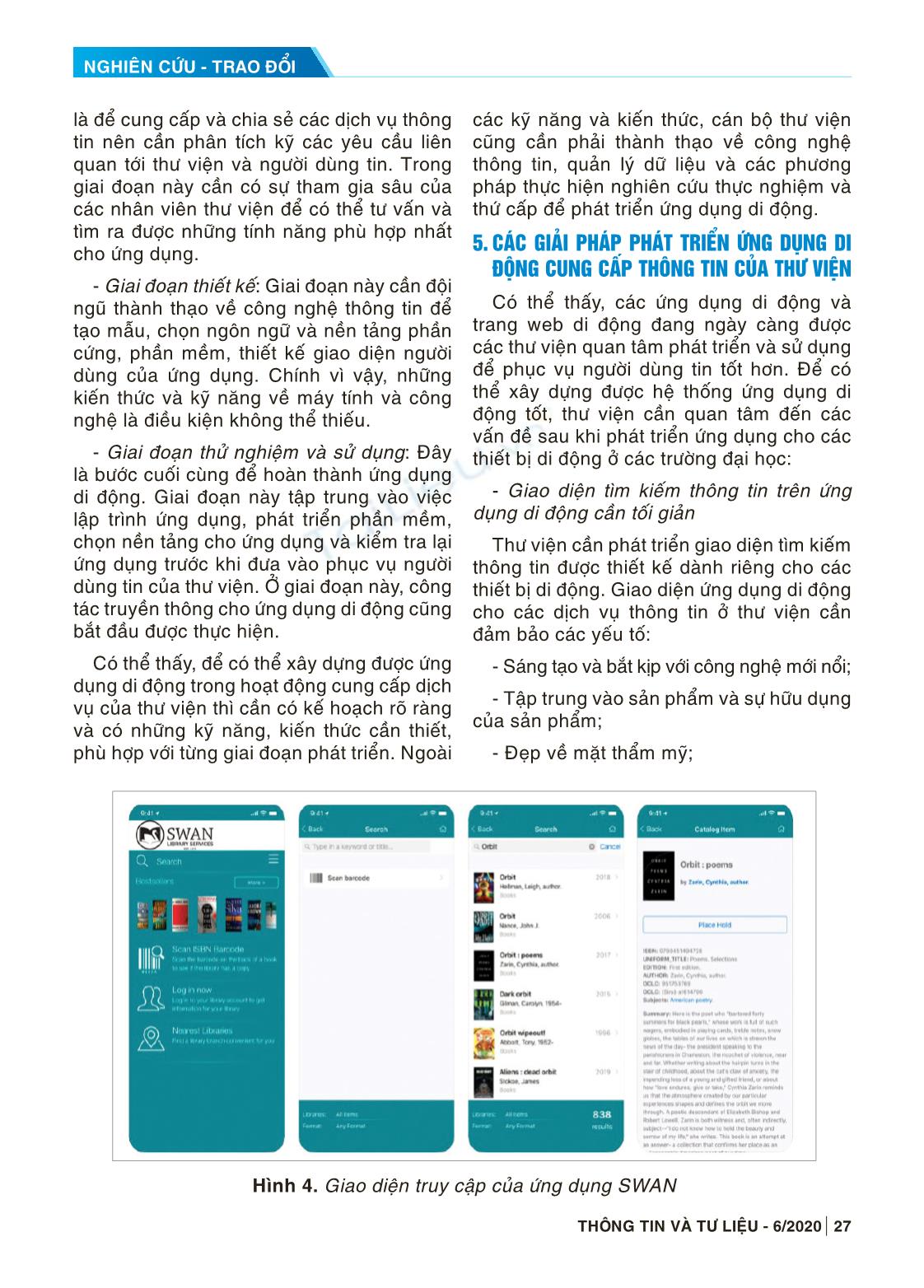 Xây dựng ứng dụng di động để cung cấp dịch vụ thông tin số tại các thư viện Đại học trang 7