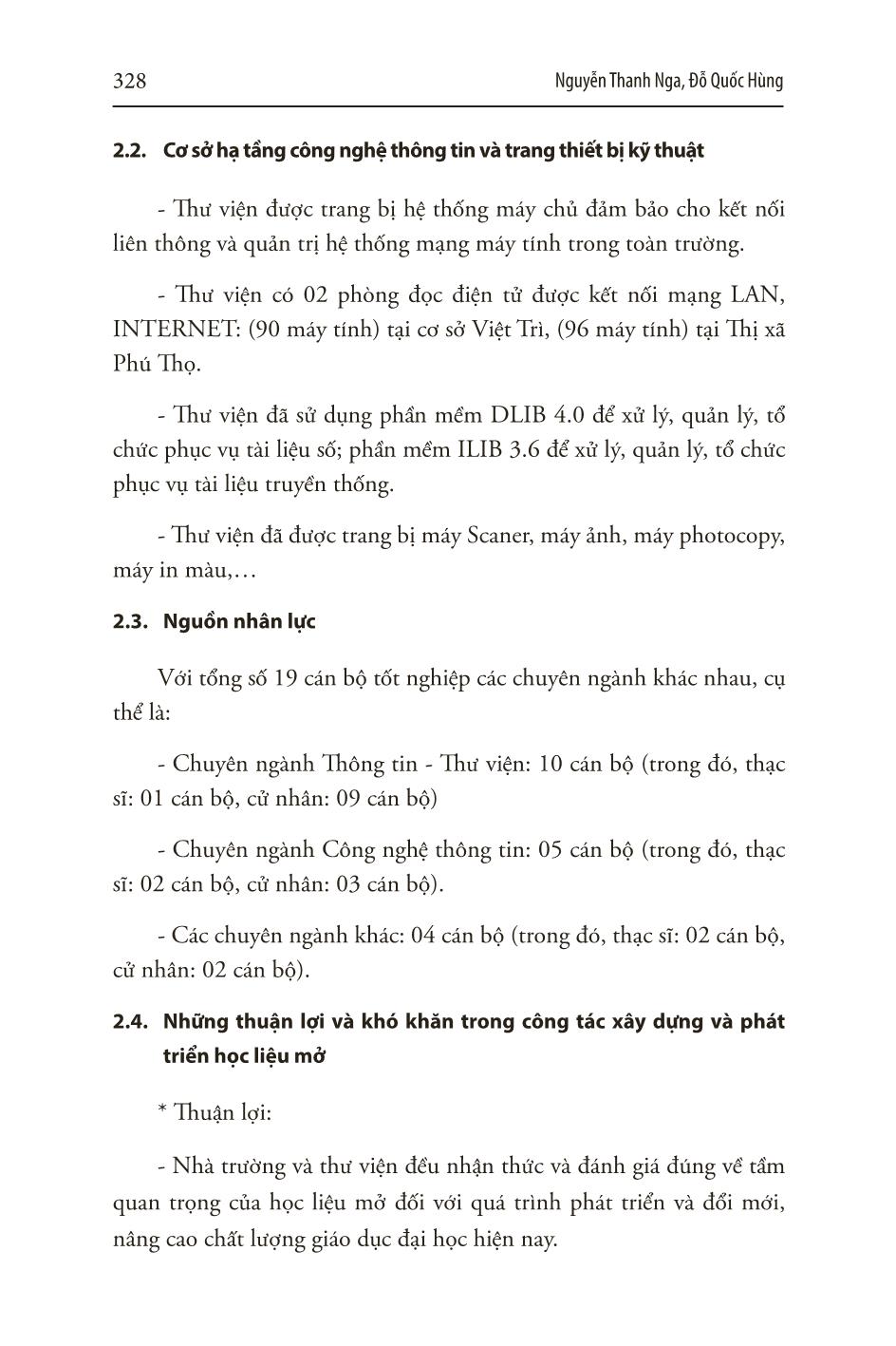 Xây dựng và phát triển học liệu mở nhằm nâng cao chất lượng giáo dục tại trường Đại học Hùng Vương, Phú Thọ trang 6