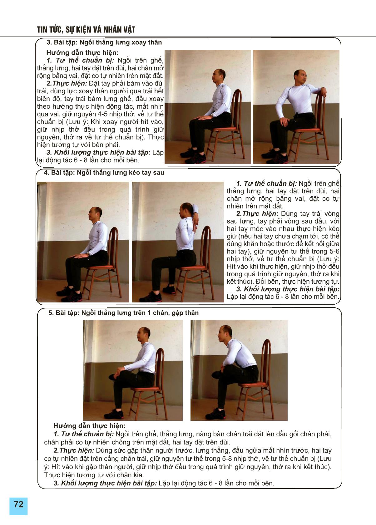 Các bài tập đơn giản với ghế tại văn phòng trang 2