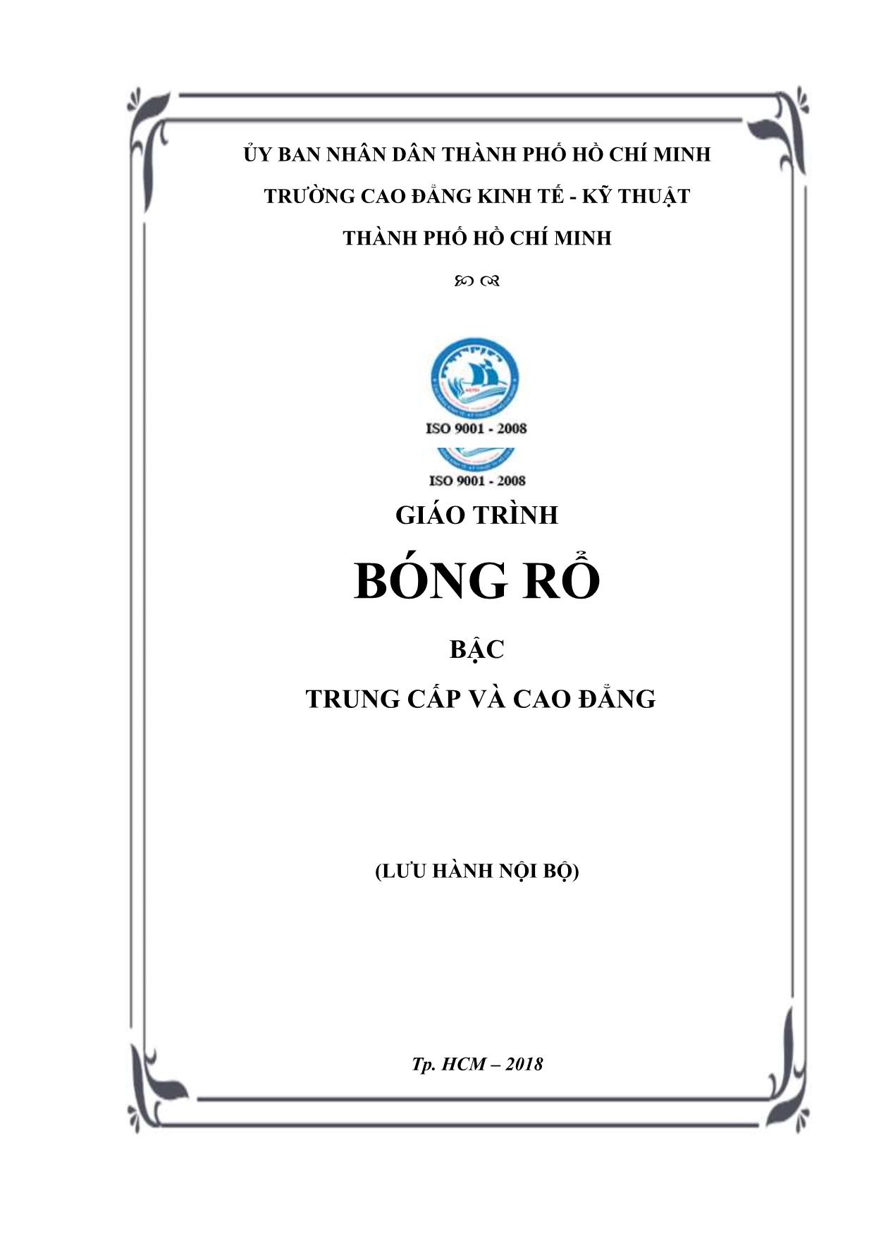 Giáo trình Bóng rổ trang 1