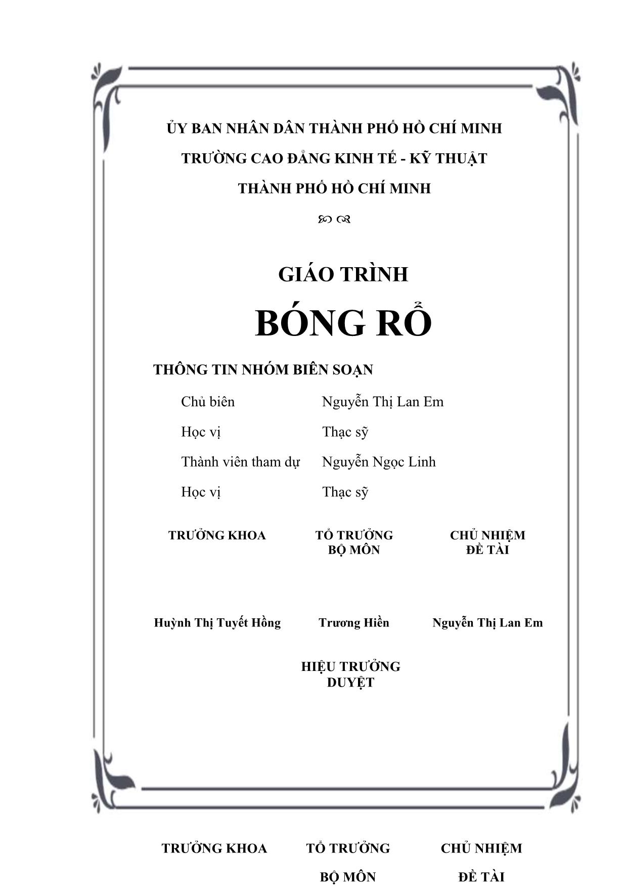 Giáo trình Bóng rổ trang 2