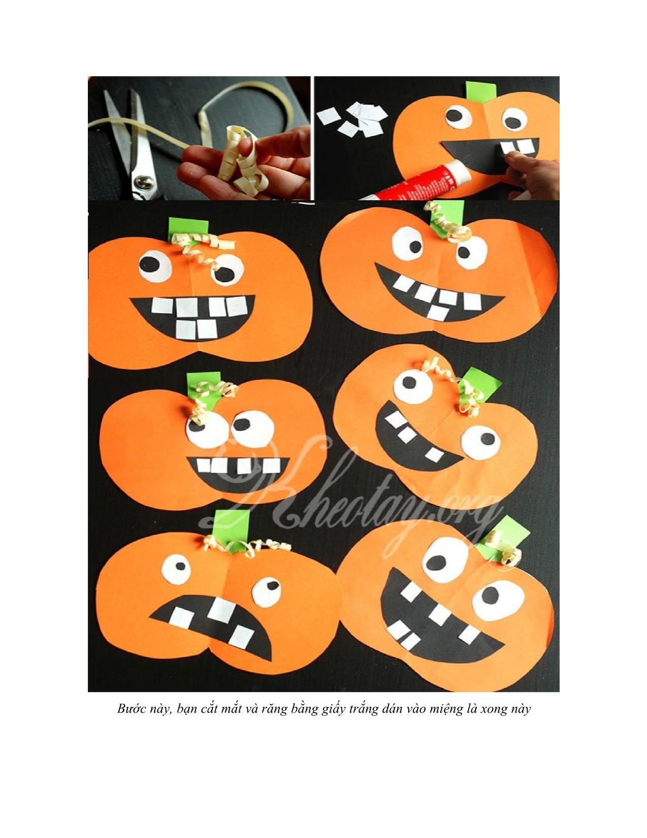 Cách trang trí cho Halloween từ giấy cực dễ dàng trang 4