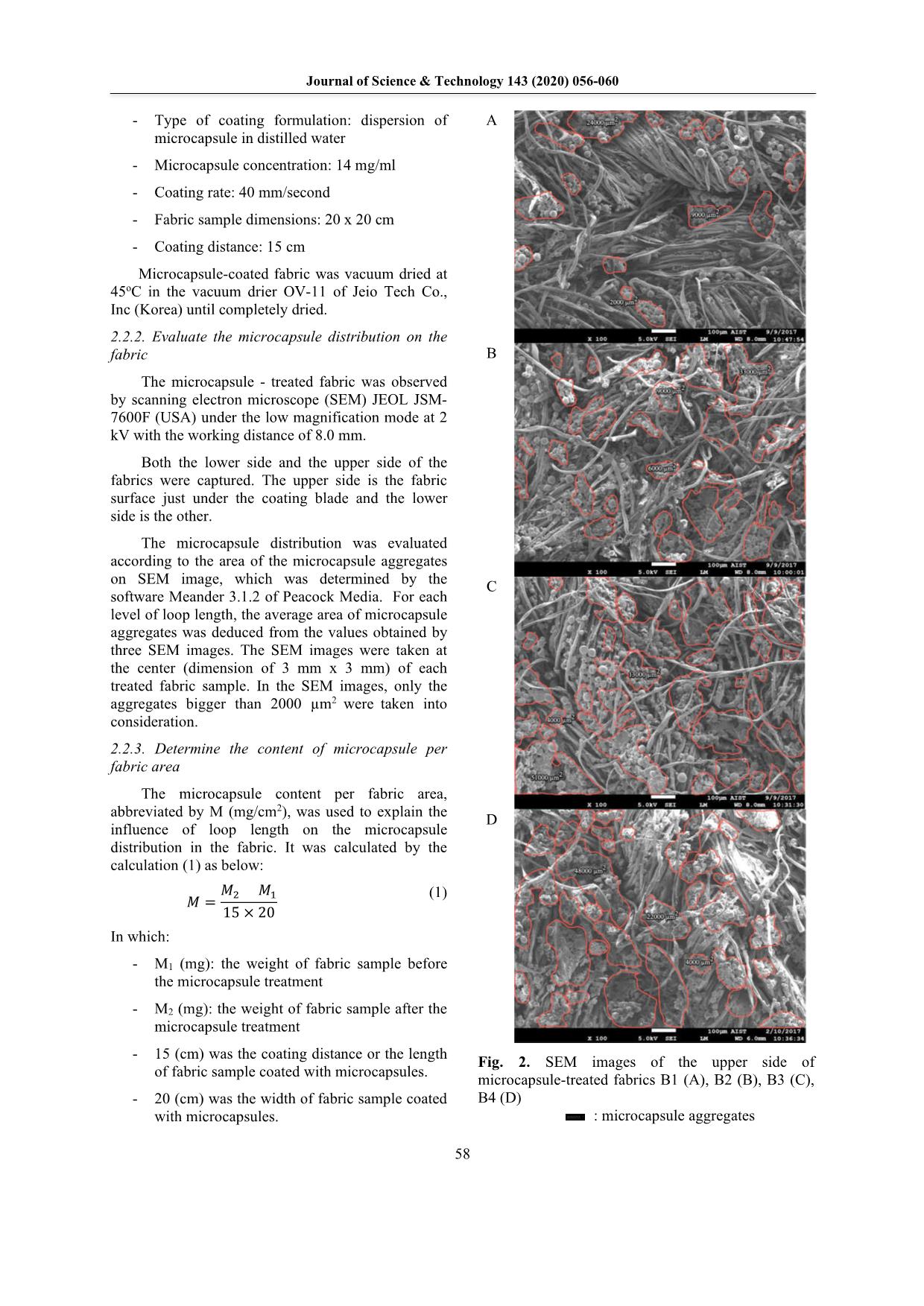 Influence of loop length on microcapsule distribution in cotton interlock knitted fabric trang 3