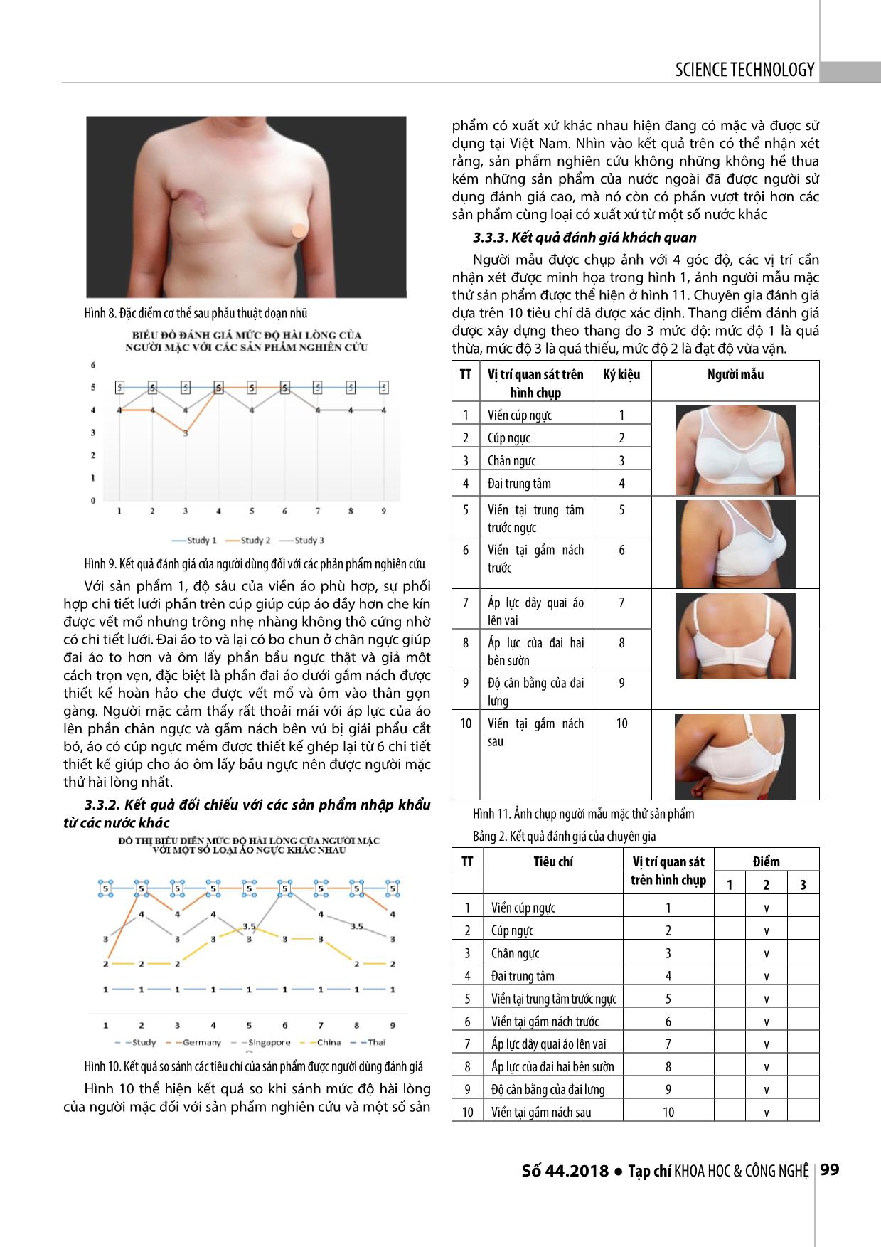 Nghiên cứu đặc điểm kiểu dáng áo lót ngực phù hợp với nhu cầu của phụ nữ Việt Nam sau phẫu thuật đoạn nhũ trang 4