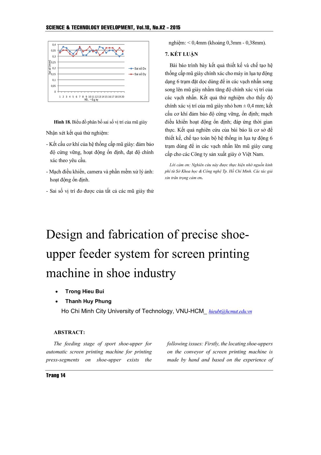 Thiết kế và chế tạo hệ thống cấp mũ giày chính xác cho máy in lụa trong công nghiệp giày trang 10