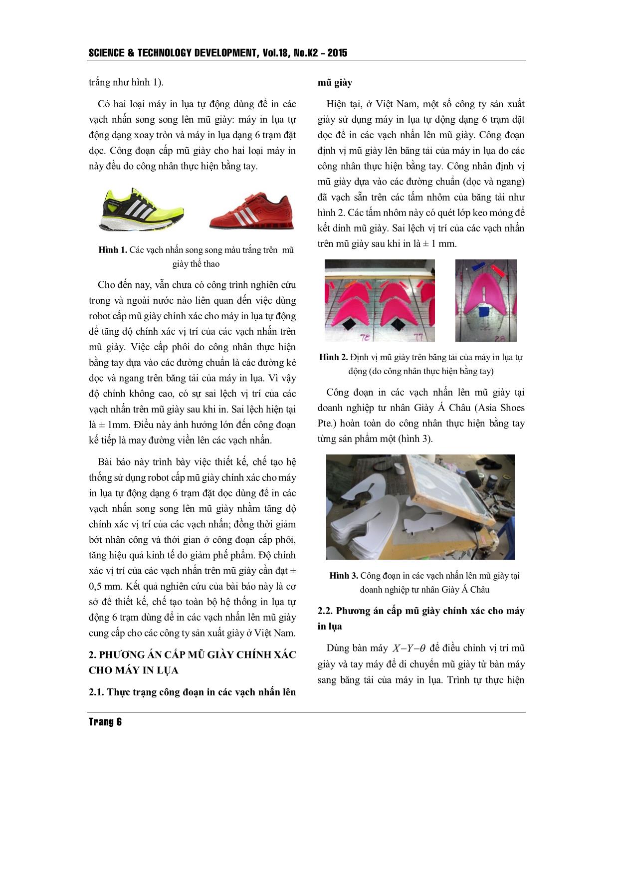 Thiết kế và chế tạo hệ thống cấp mũ giày chính xác cho máy in lụa trong công nghiệp giày trang 2
