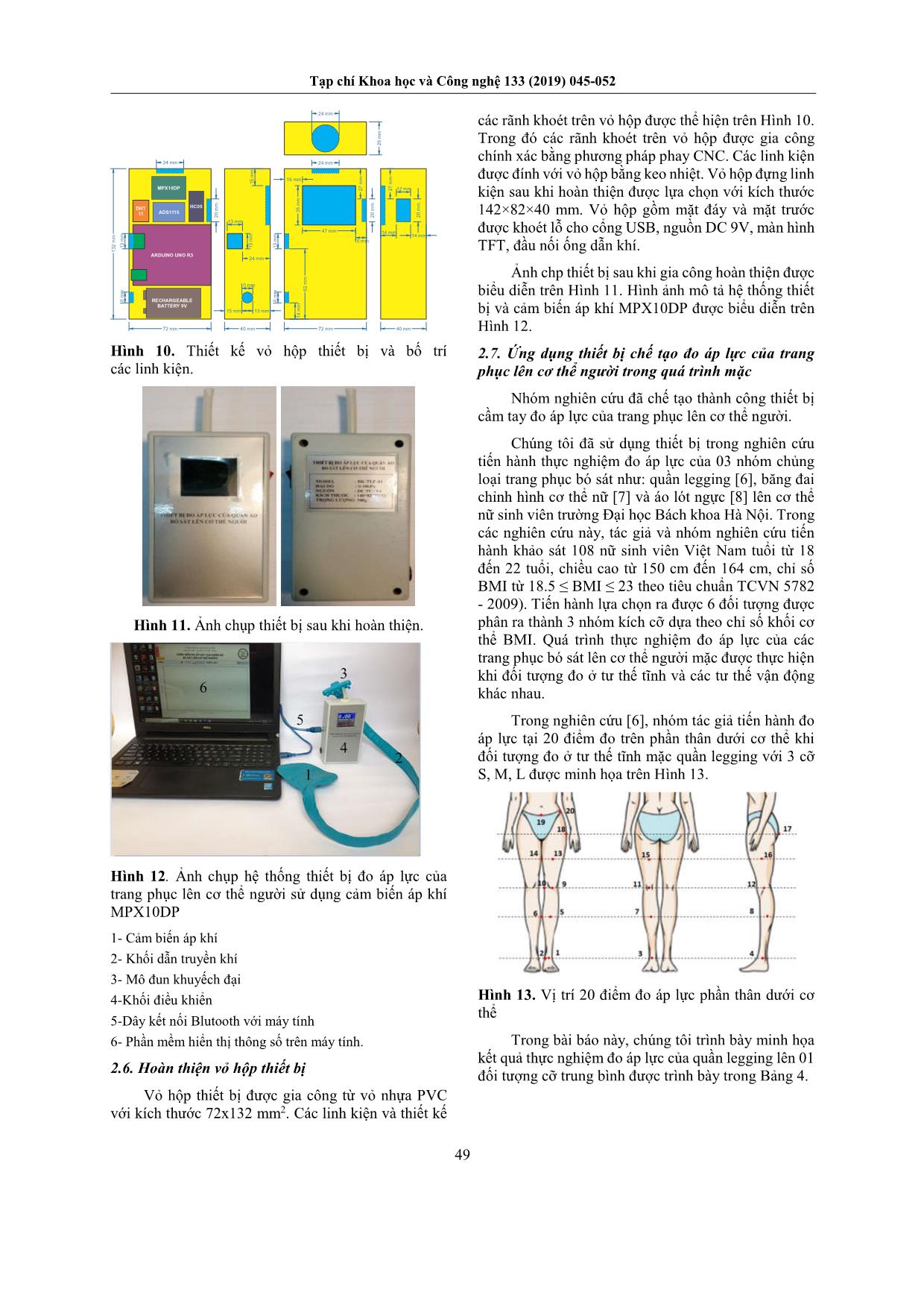 Thiết kế, chế tạo thiết bị cầm tay đo áp lực của trang phục lên cơ thể người sử dụng cảm biến áp khí MPX10DP trang 5