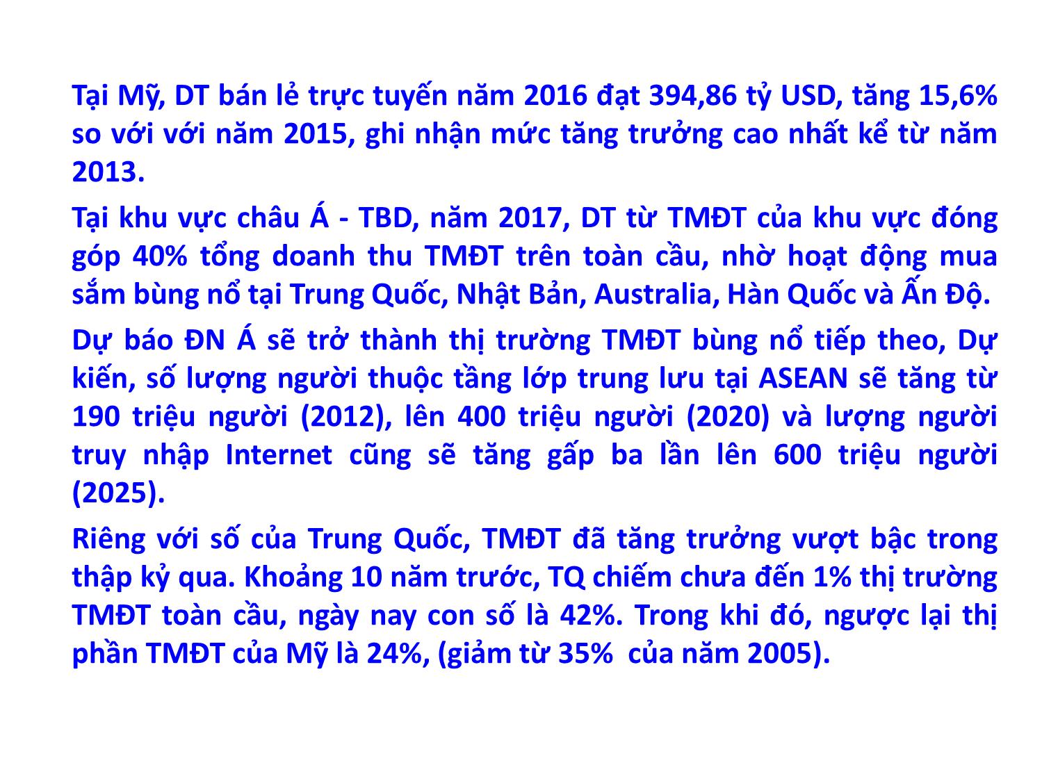 Bài giảng Thương mại điện tử căn bản - Chương 1: Tổng quan về thương mại điện tử - Nguyễn Anh Tuấn trang 9