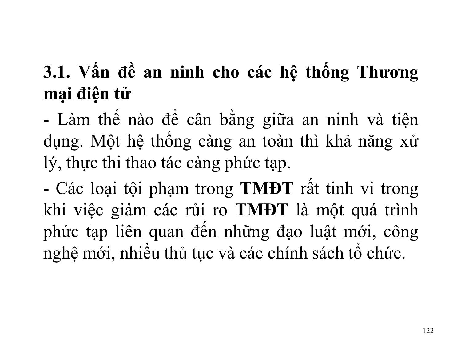 Bài giảng Thương mại điện tử căn bản - Chương 3: An ninh thương mại điện tử - Nguyễn Anh Tuấn trang 2