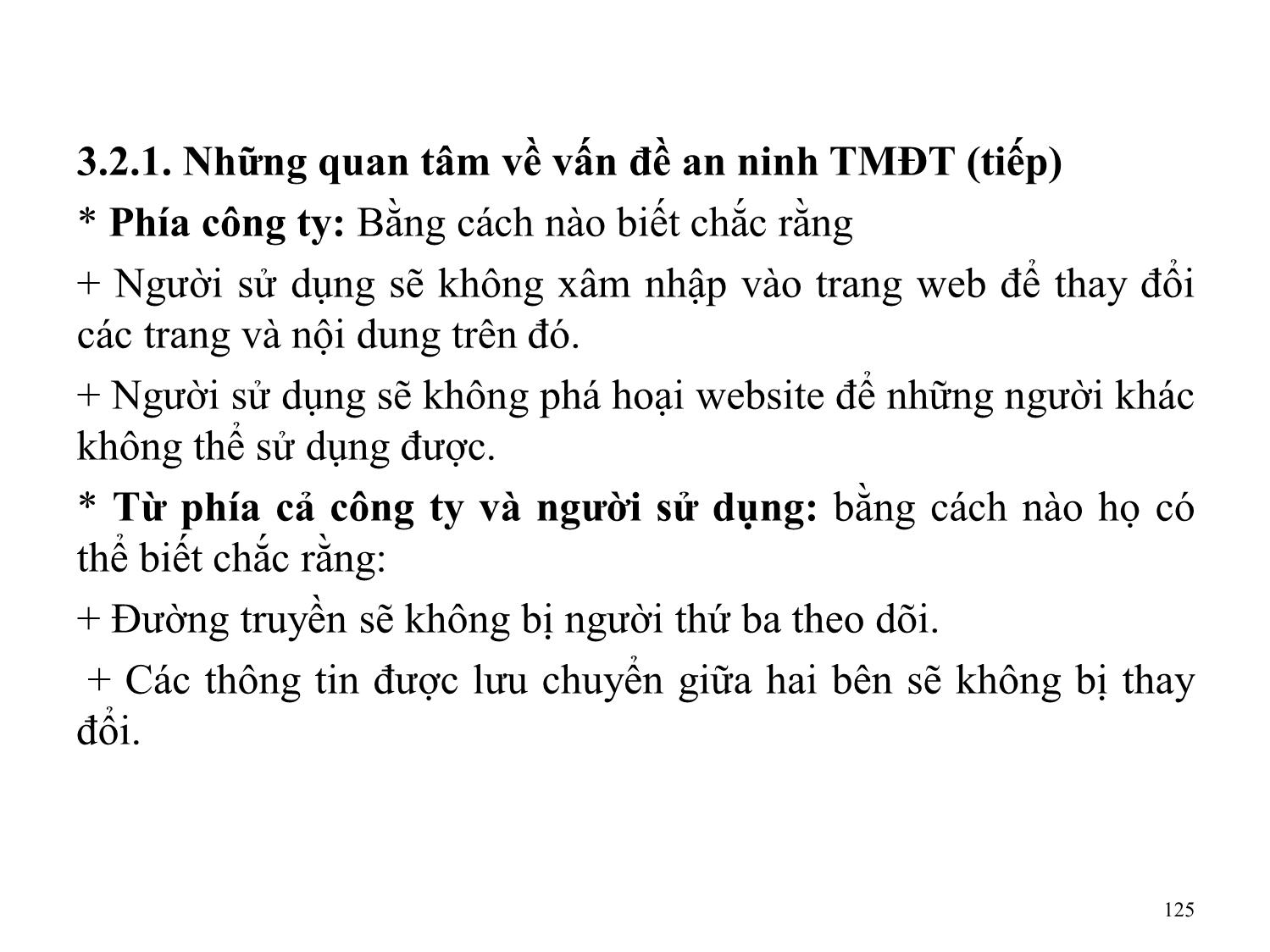 Bài giảng Thương mại điện tử căn bản - Chương 3: An ninh thương mại điện tử - Nguyễn Anh Tuấn trang 5