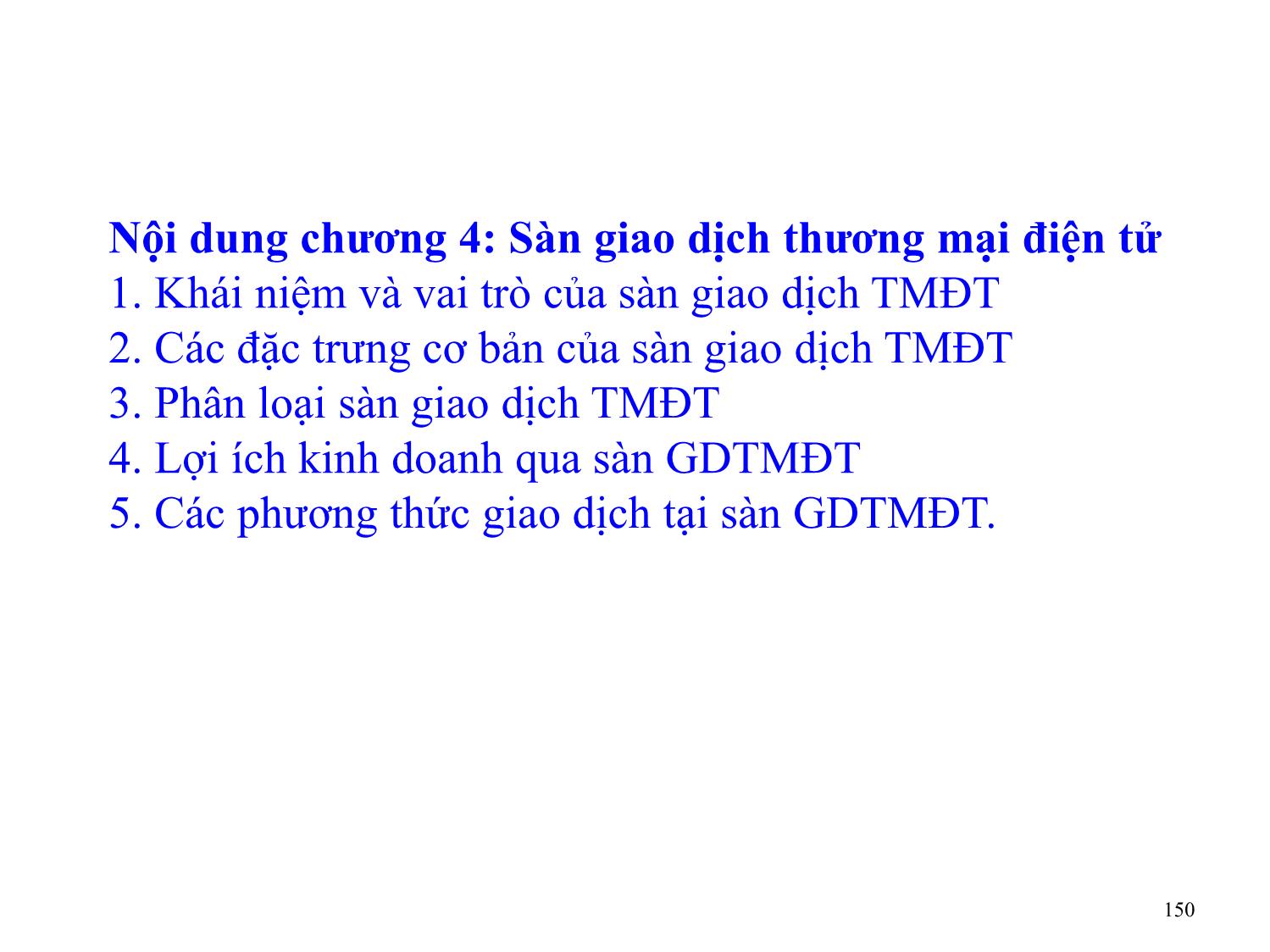 Bài giảng Thương mại điện tử căn bản - Chương 4: Sàn giao dịch thương mại điện tử - Nguyễn Anh Tuấn trang 2