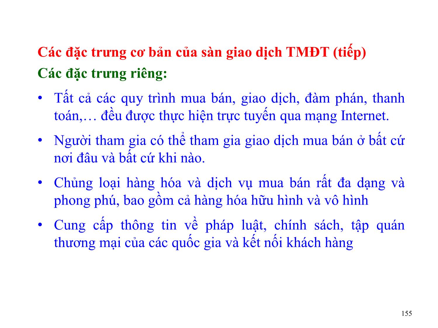 Bài giảng Thương mại điện tử căn bản - Chương 4: Sàn giao dịch thương mại điện tử - Nguyễn Anh Tuấn trang 7