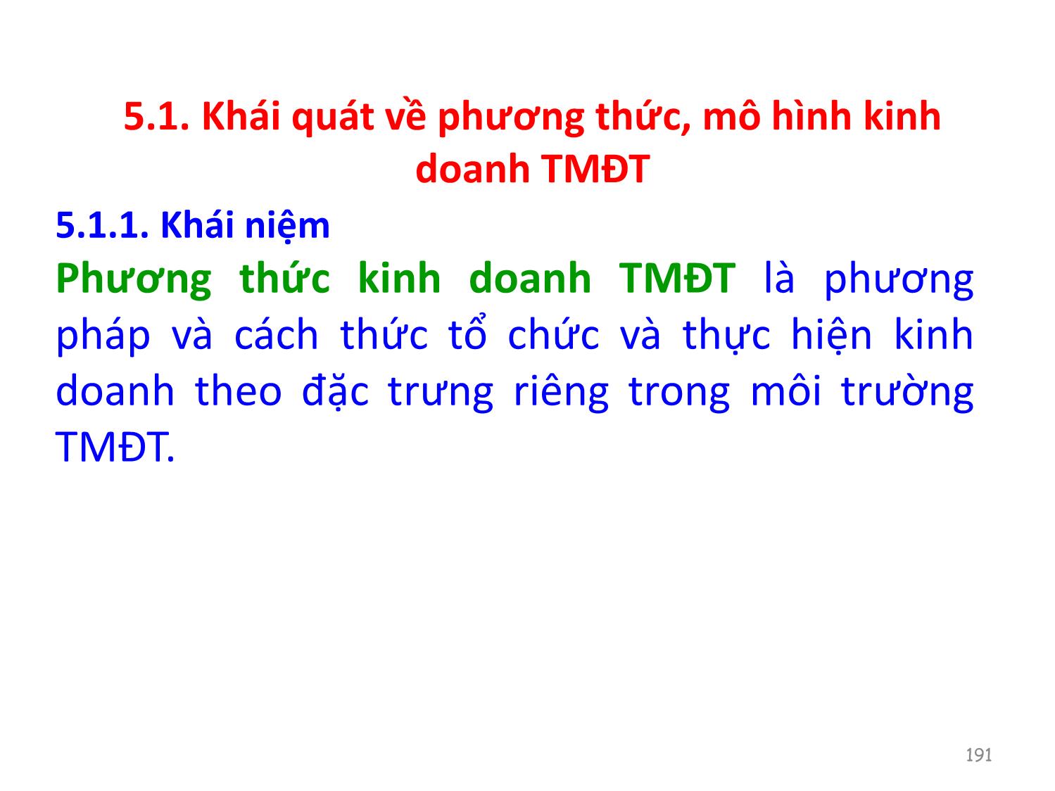 Bài giảng Thương mại điện tử căn bản - Chương 5: Phương thức và mô hình kinh doanh TMĐT B2C, B2B - Nguyễn Anh Tuấn trang 2