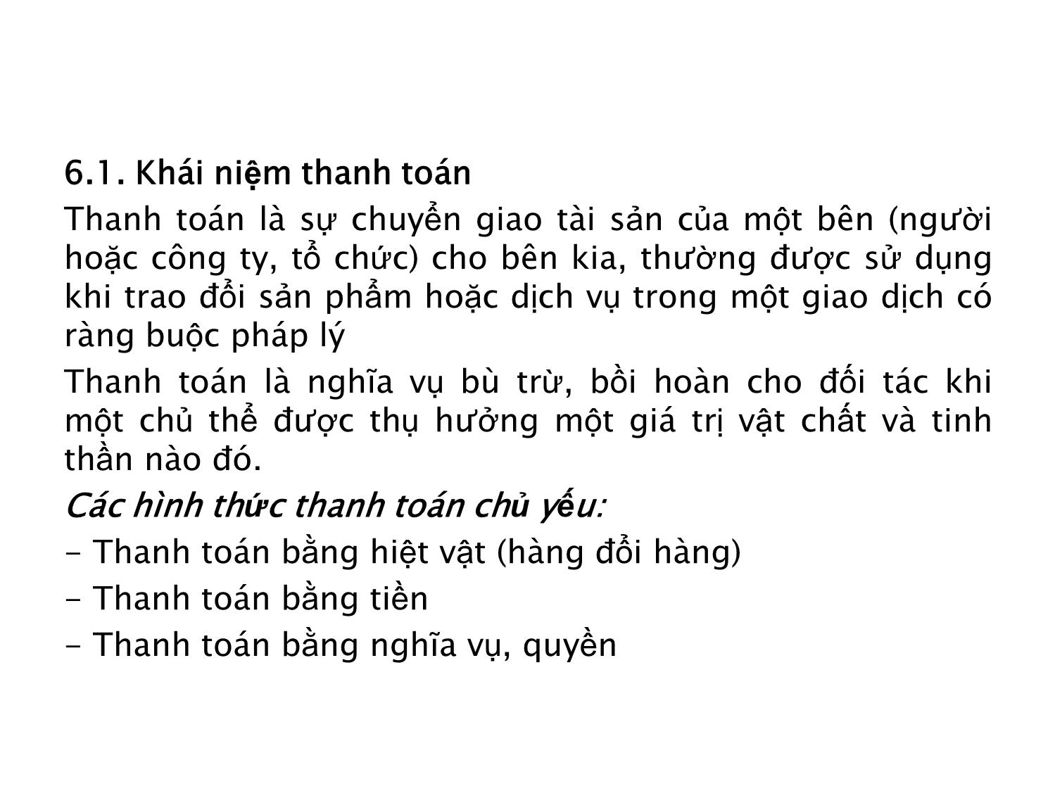 Bài giảng Thương mại điện tử căn bản - Chương 6: Thanh toán điện tử - Nguyễn Anh Tuấn trang 2