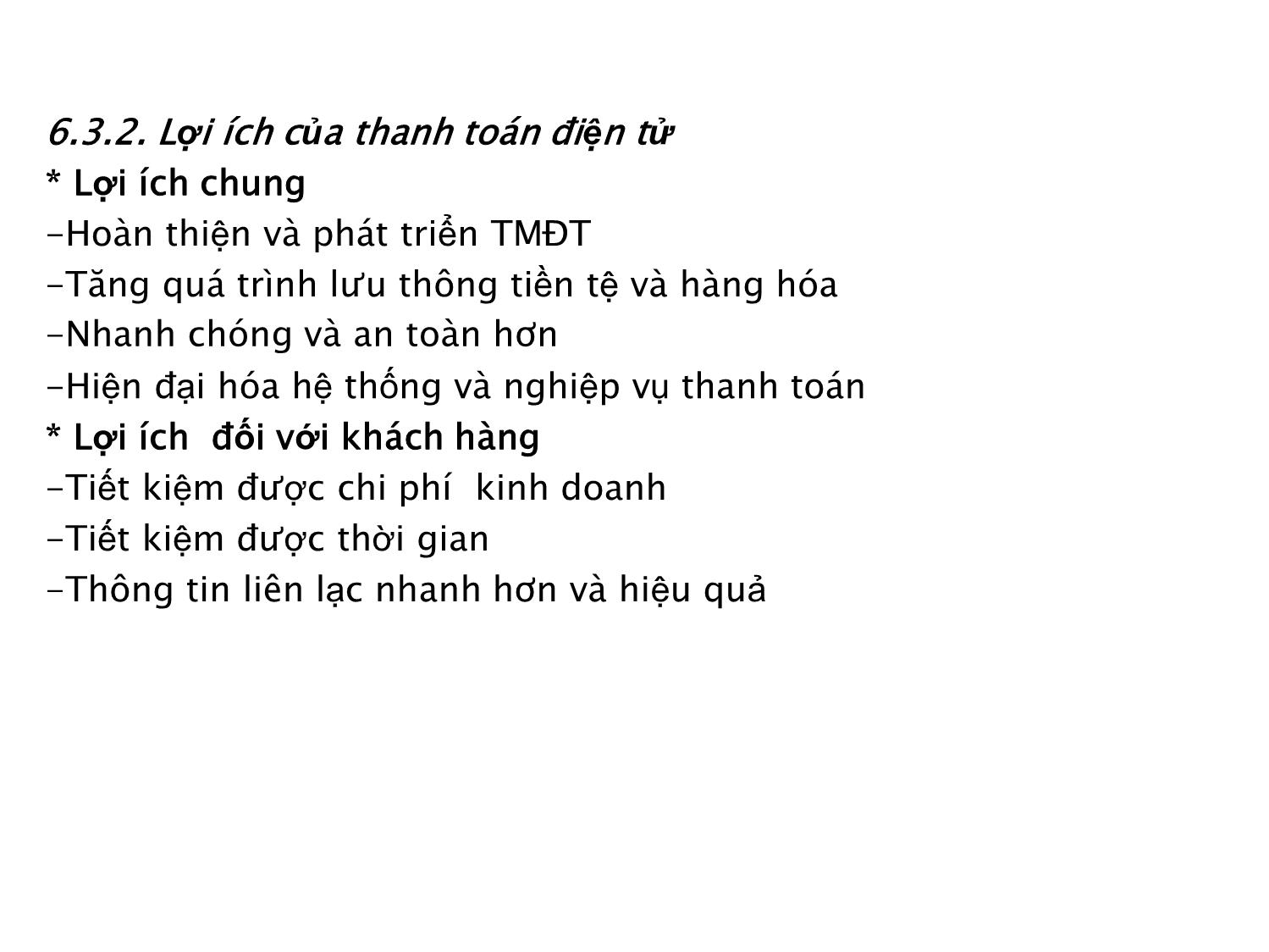 Bài giảng Thương mại điện tử căn bản - Chương 6: Thanh toán điện tử - Nguyễn Anh Tuấn trang 5