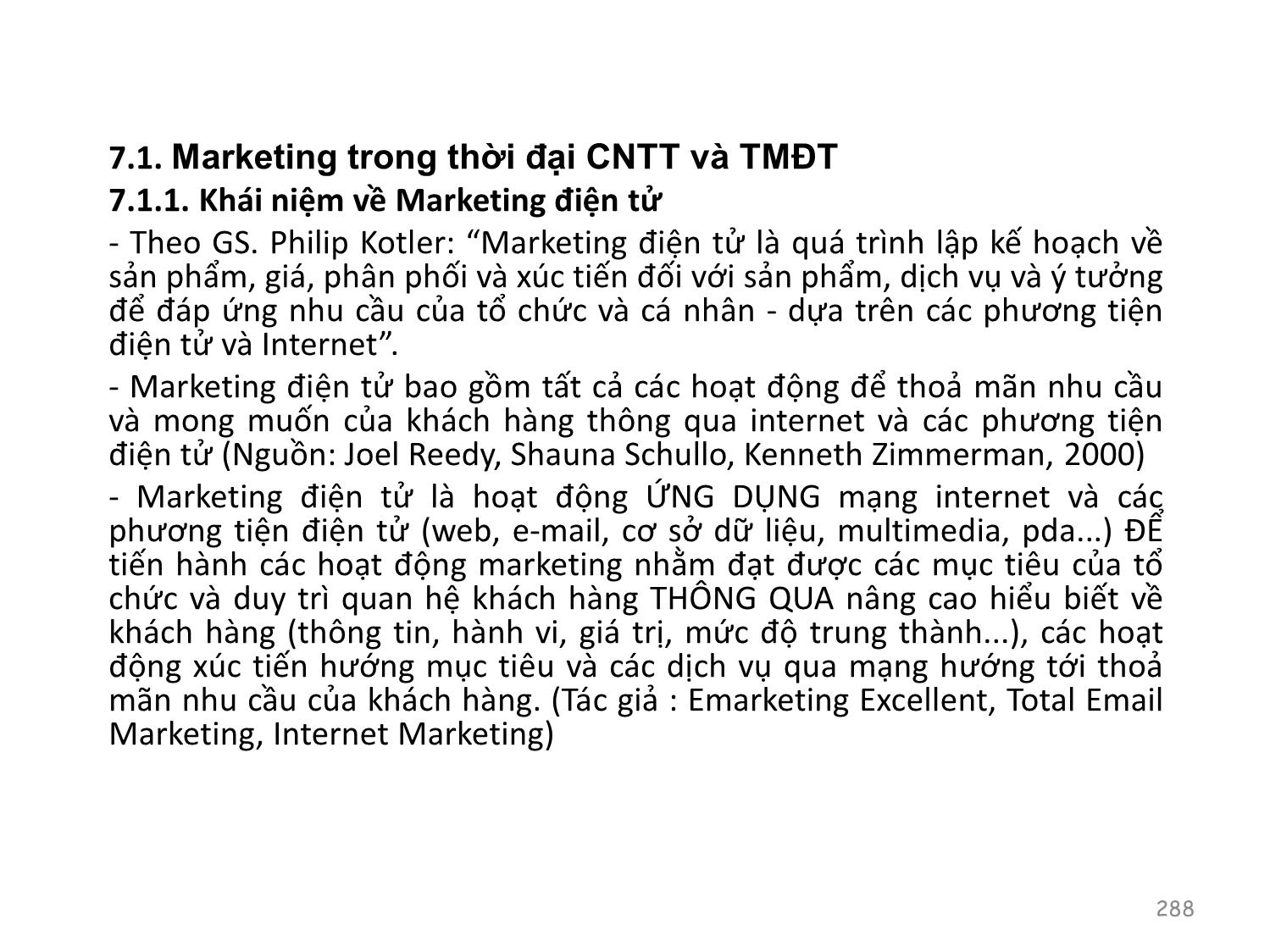 Bài giảng Thương mại điện tử căn bản - Chương 7: Marketing điện tử - Nguyễn Anh Tuấn trang 3