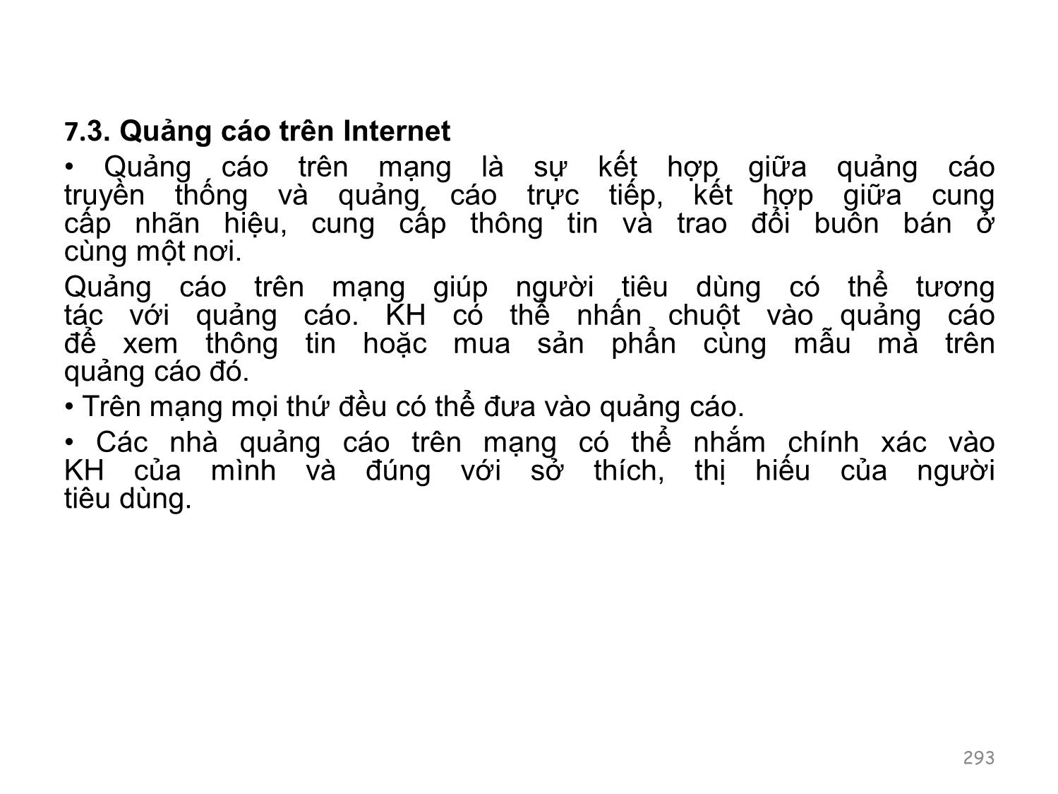 Bài giảng Thương mại điện tử căn bản - Chương 7: Marketing điện tử - Nguyễn Anh Tuấn trang 8