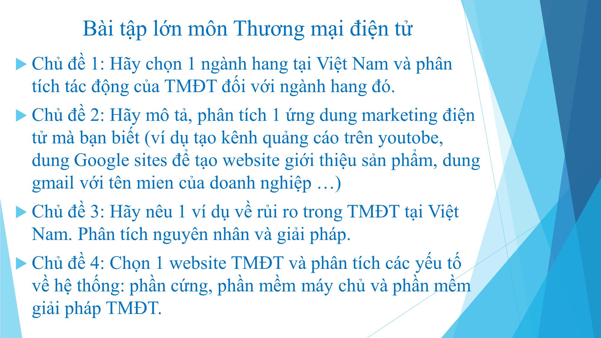 Bài giảng Thương mại điện tử - Chương 1: Tổng quan về thương mại điện tử - Đàm Thị Thuỷ trang 5