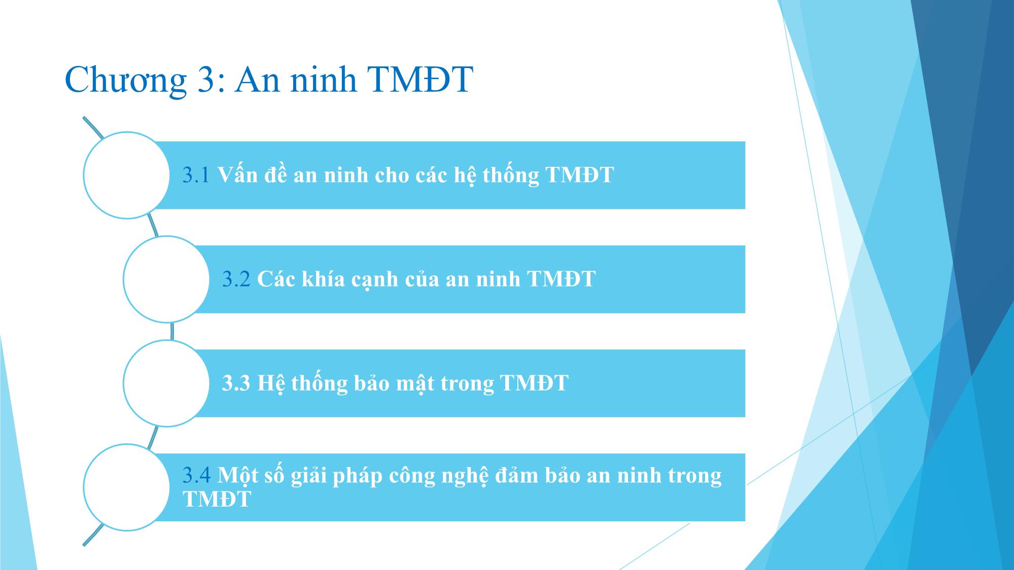 Bài giảng Thương mại điện tử - Chương 3: An ninh thương mại điện tử - Đàm Thị Thuỷ trang 2