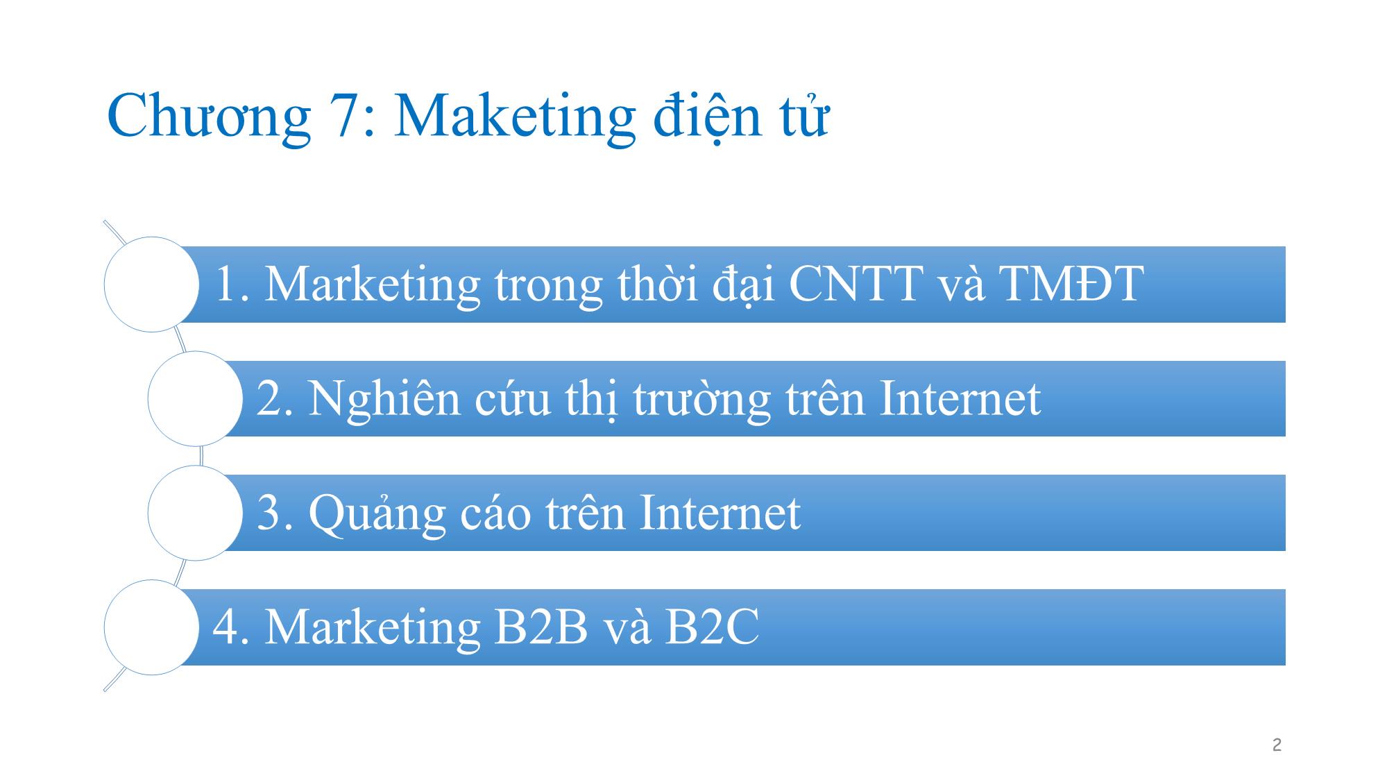 Bài giảng Thương mại điện tử - Chương 7: Marketing điện tử - Đàm Thị Thuỷ trang 2