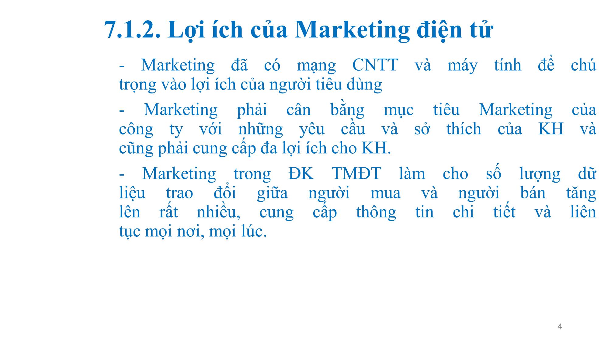 Bài giảng Thương mại điện tử - Chương 7: Marketing điện tử - Đàm Thị Thuỷ trang 4