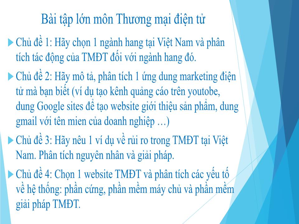 Bài giảng môn Thương mại điện tử - Chương 1: Tổng quan về thương mại điện tử trang 5