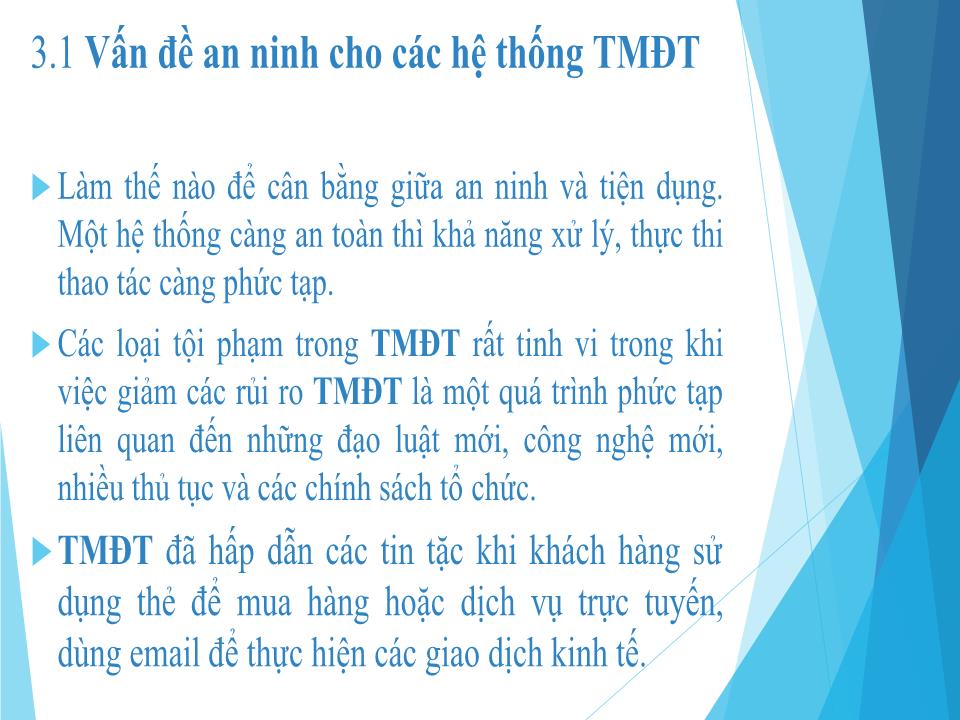 Bài giảng môn Thương mại điện tử - Chương 3: An ninh thương mại điện tử trang 4