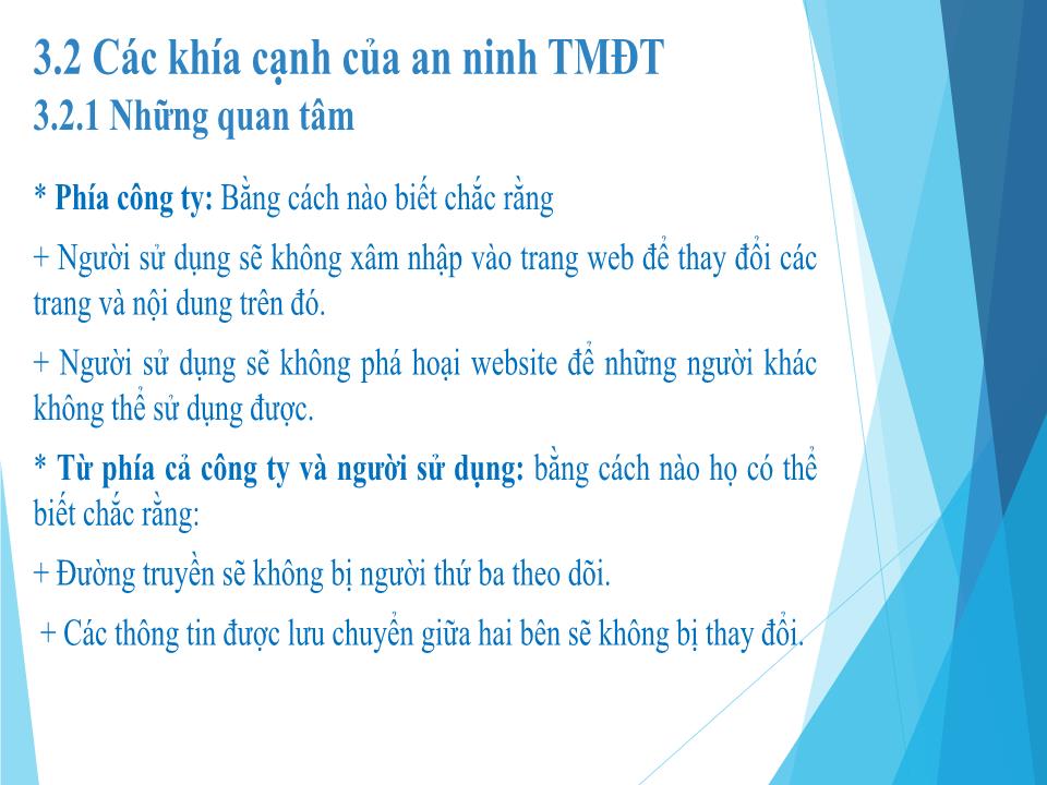 Bài giảng môn Thương mại điện tử - Chương 3: An ninh thương mại điện tử trang 7