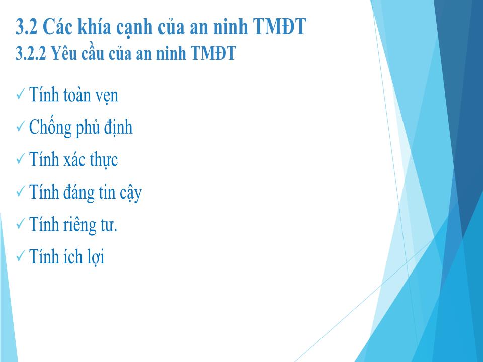 Bài giảng môn Thương mại điện tử - Chương 3: An ninh thương mại điện tử trang 8