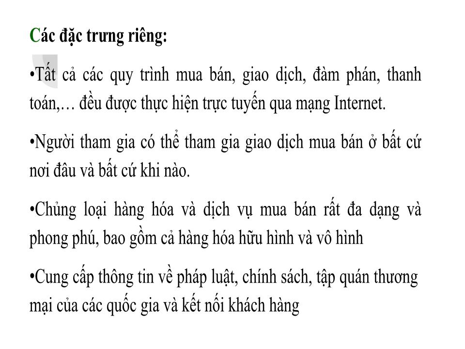 Bài giảng môn Thương mại điện tử - Chương 4: Sàn giao dịch thương mại điện tử trang 7