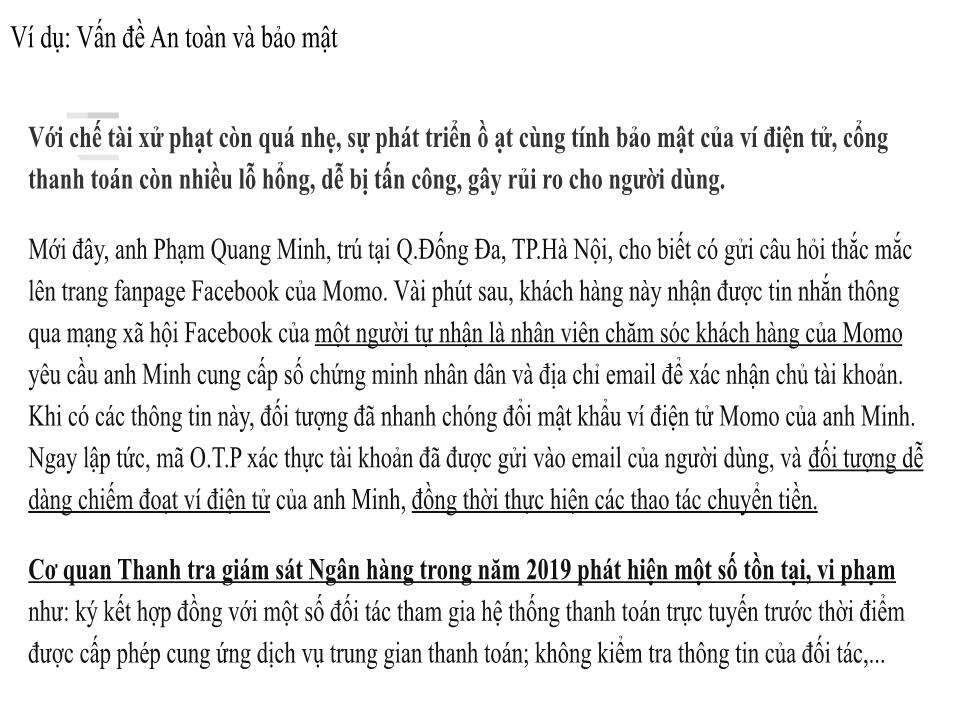 Bài giảng môn Thương mại điện tử - Chương 6: Thanh toán điện tử trang 10