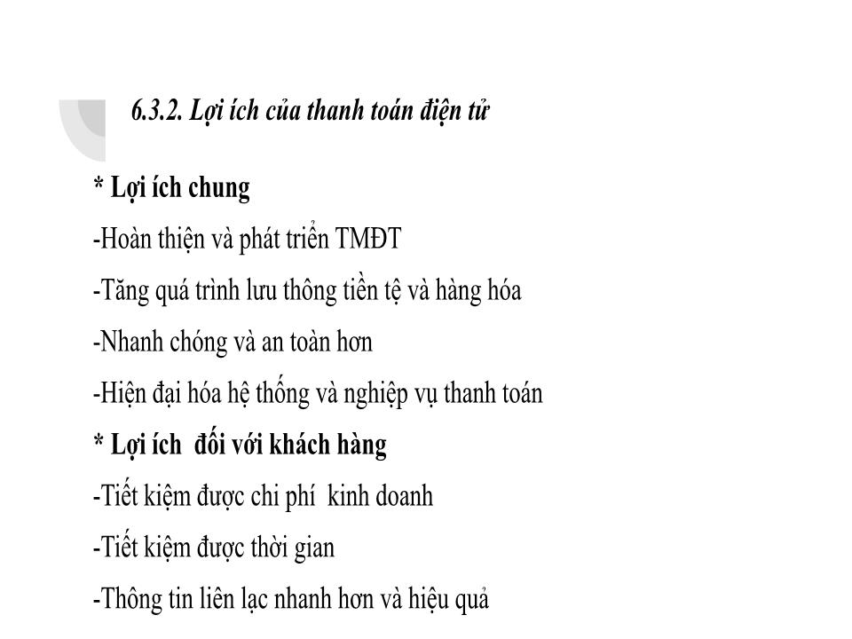 Bài giảng môn Thương mại điện tử - Chương 6: Thanh toán điện tử trang 7