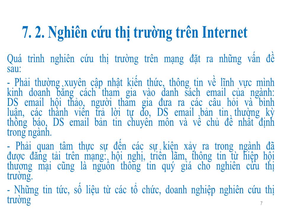 Bài giảng môn Thương mại điện tử - Chương 7: Marketing điện tử trang 7