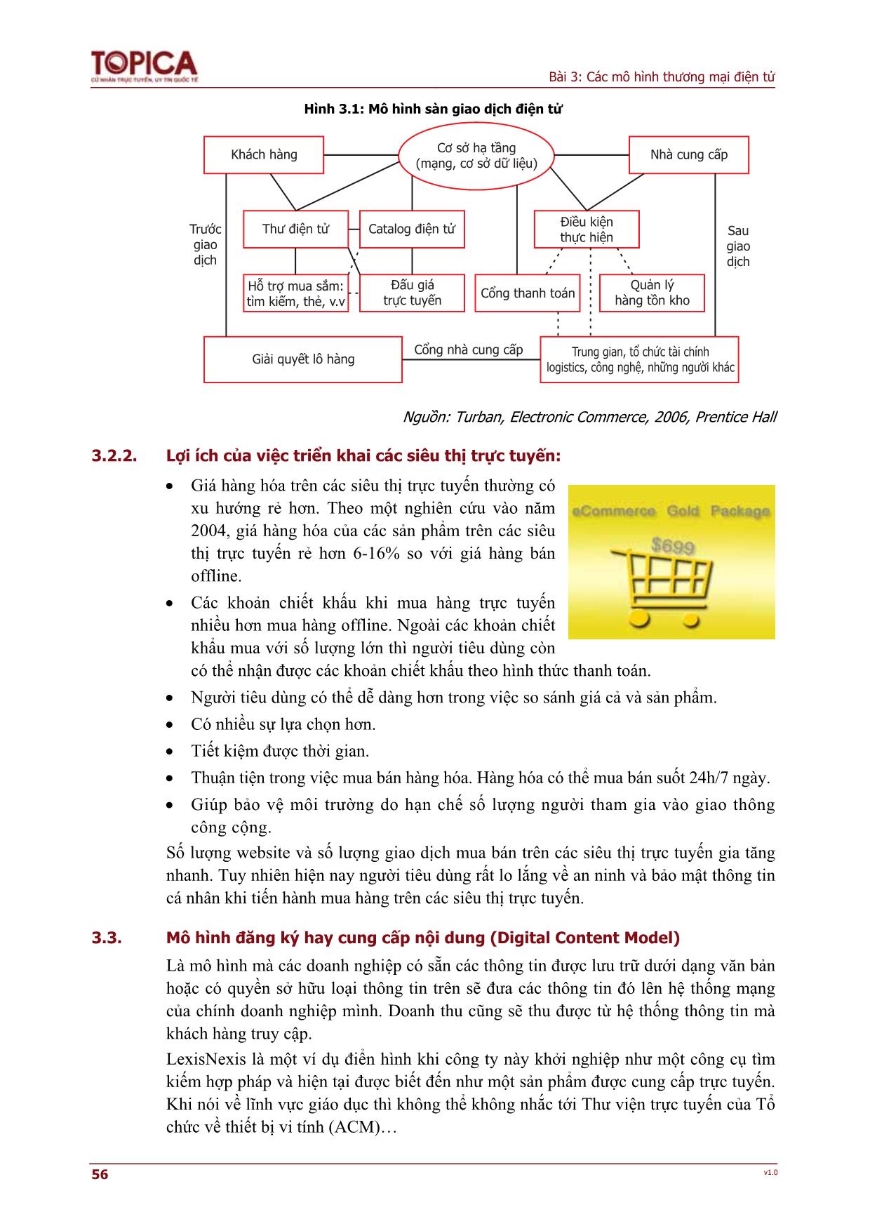 Giáo trình Thương mại điện tử - Chương 3: Các mô hình thương mại điện tử trang 8