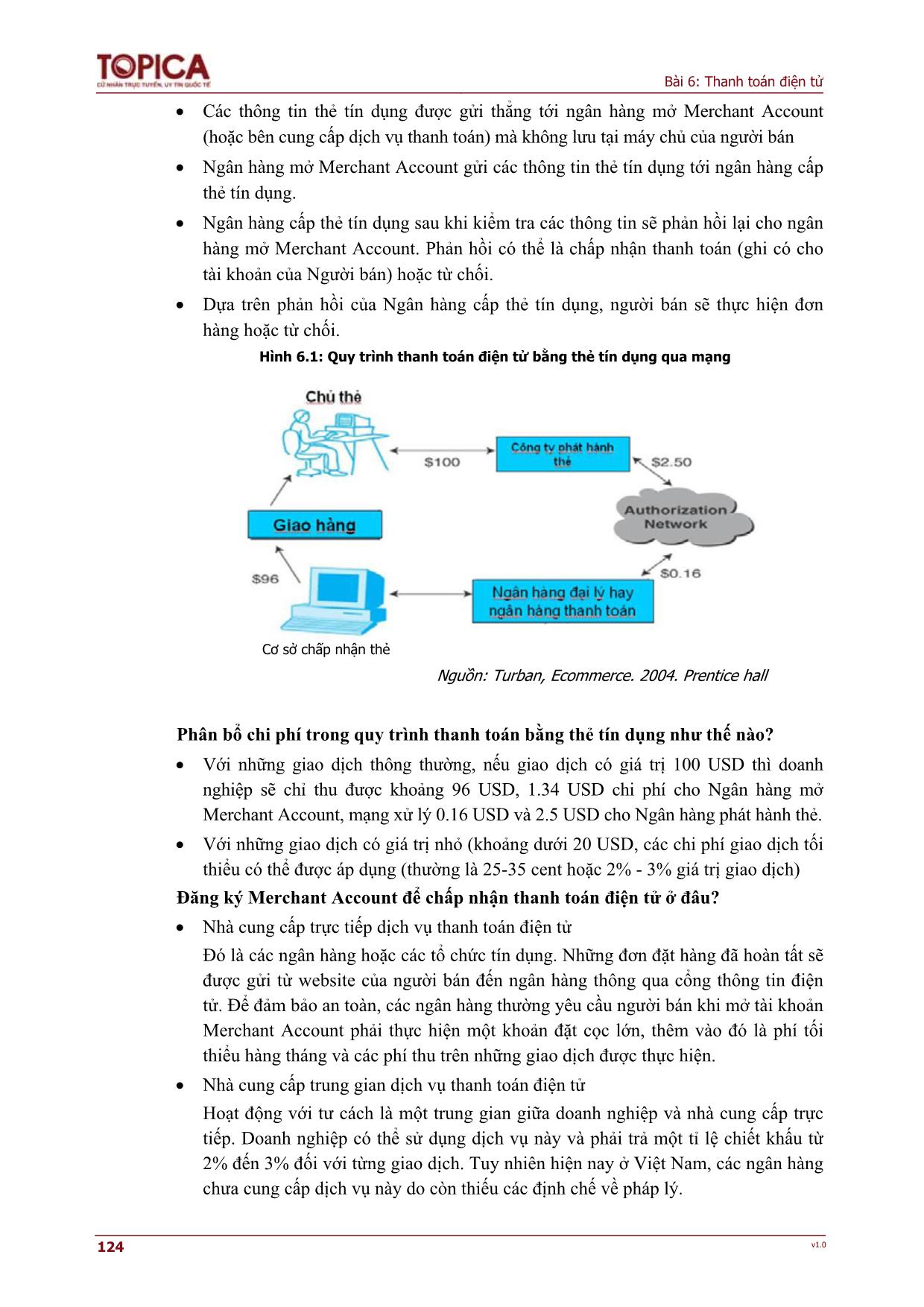 Giáo trình Thương mại điện tử - Chương 6: Thanh toán điện tử trang 4