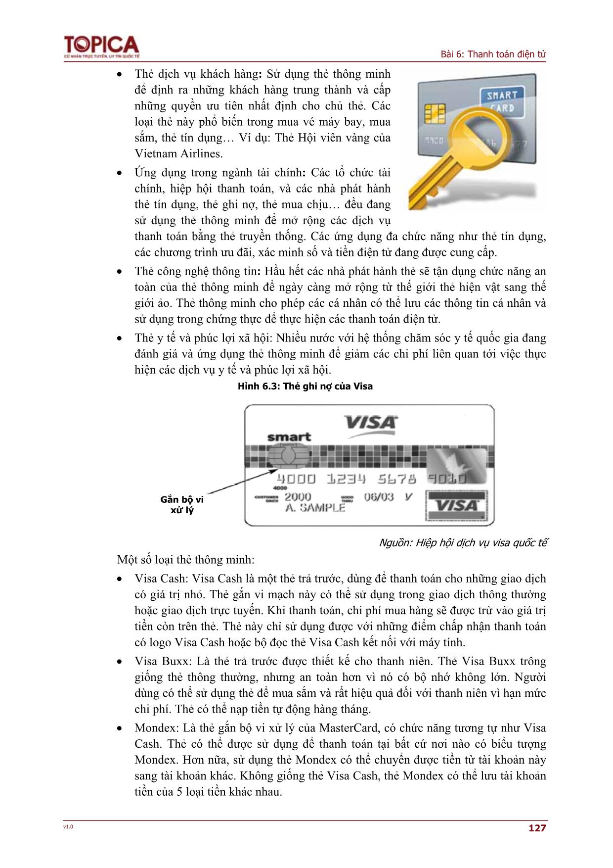 Giáo trình Thương mại điện tử - Chương 6: Thanh toán điện tử trang 7