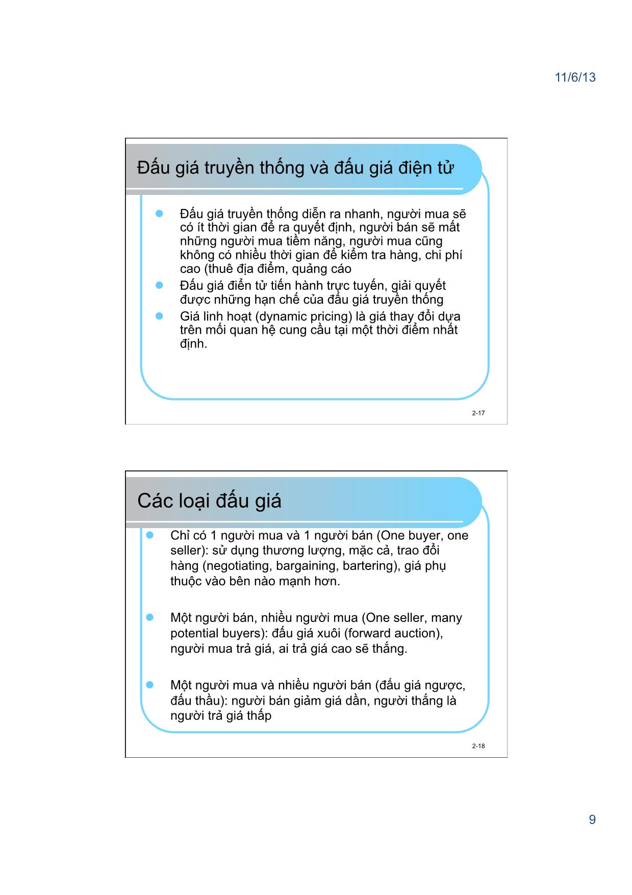 Giáo trình Thương mại điện tử - Chương 1, Phần 2: Tổng quan về thương mại điện tử - Nguyễn Việt Khôi trang 9