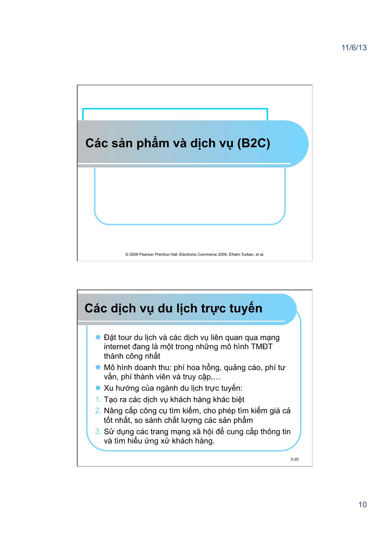 Giáo trình Thương mại điện tử - Chương 3: Các mô hình thương mại điện tử. Mô hình B2C và mô hình B2B - Nguyễn Việt Khôi trang 10