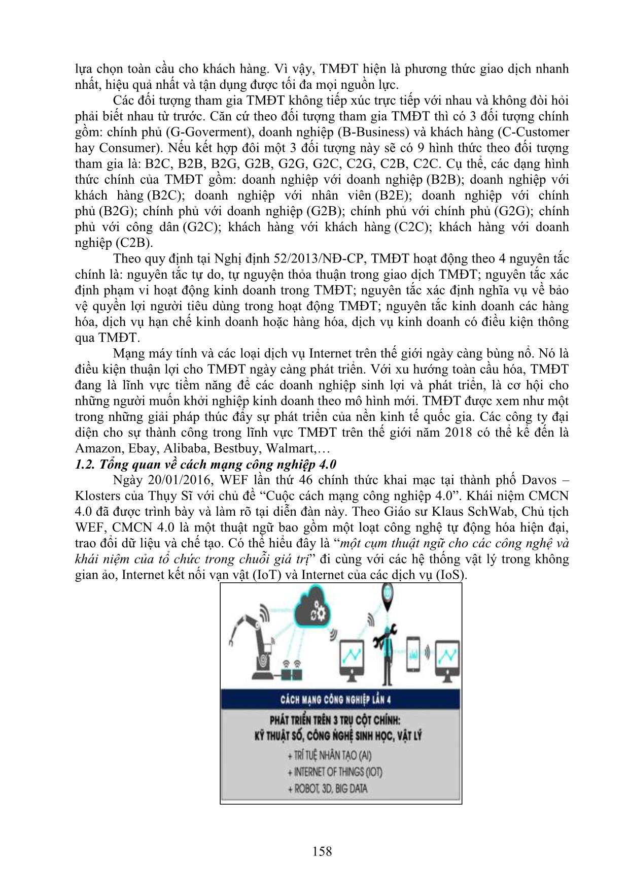 Cơ hội và thách thức cho thương mại điện tử Việt Nam trong bối cảnh cách mạng công nghiệp 4.0 trang 2