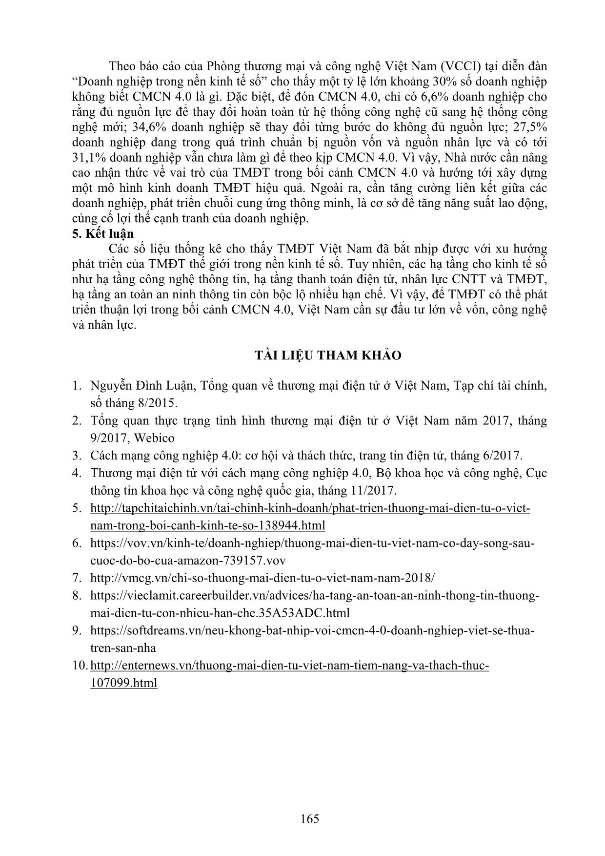 Cơ hội và thách thức cho thương mại điện tử Việt Nam trong bối cảnh cách mạng công nghiệp 4.0 trang 9