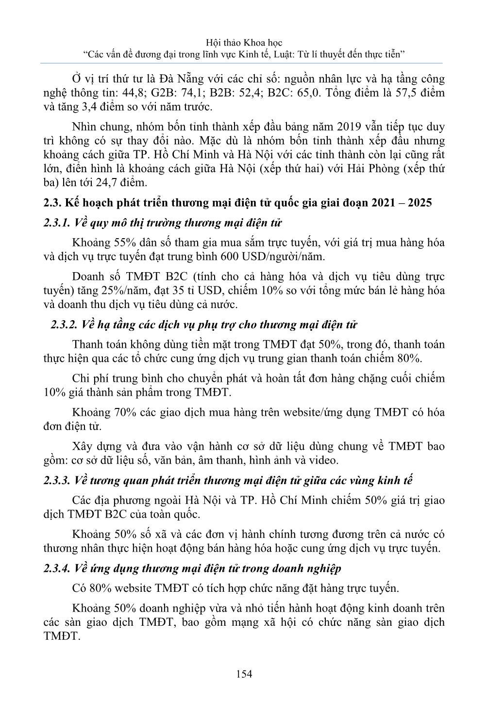 Giải pháp phát triển hoạt động bán hàng qua hình thức thương mại điện tử ở Việt Nam trang 6