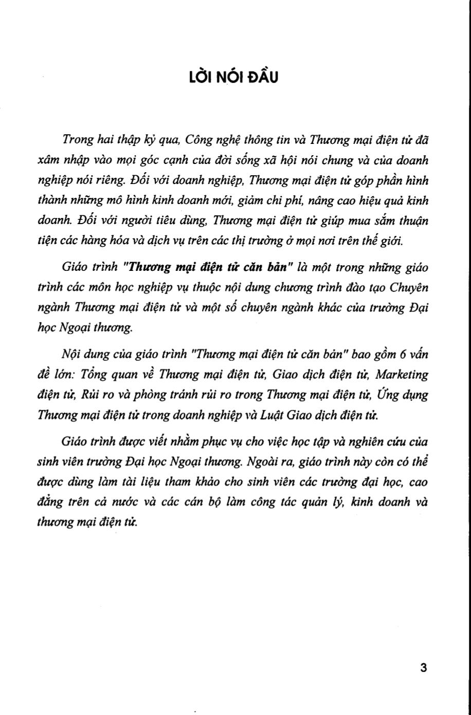 Giáo trình Thương mại điện tử căn bản - Chương 1: Tổng quan về thương mại điện tử trang 1