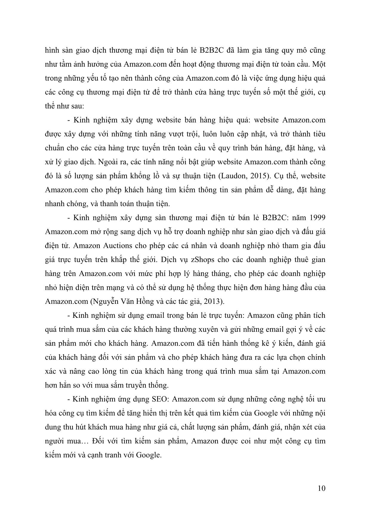 Một số giải pháp ứng dụng các công cụ thương mại điện tử nhằm đẩy mạnh bán lẻ trực tuyến tại Việt Nam trang 10