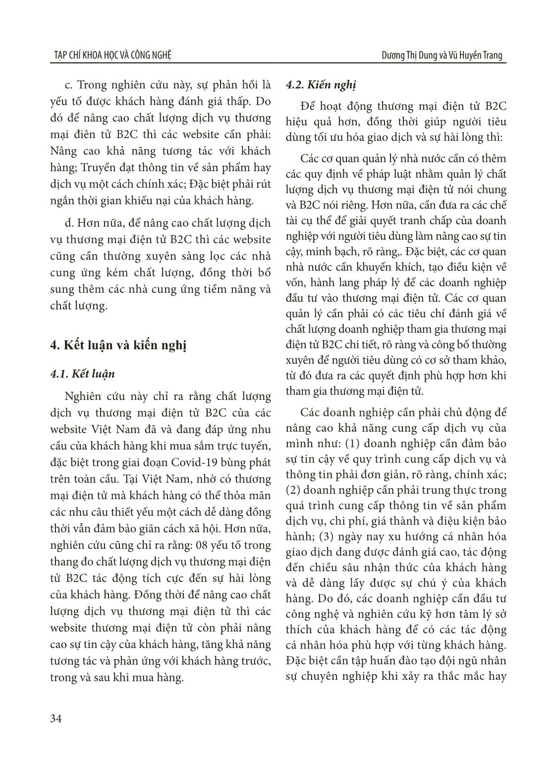Nâng cao chất lượng dịch vụ thương mại điện tử (B2C) Việt Nam trang 8
